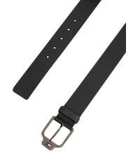 TOMMY HILFIGER TJ SCANTON Pasek sk&oacute;rzany czarny - Paski - 4