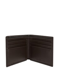TOMMY HILFIGER TH CENTRAL Portfel z miejscem na karty, ze sk&oacute;ry ziarna kawy - Portfele męskie - 3