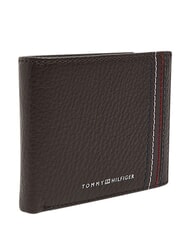 TOMMY HILFIGER TH CENTRAL Portfel z miejscem na karty, ze sk&oacute;ry ziarna kawy - Portfele męskie - 4