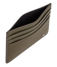 TOMMY HILFIGER TH EMBOSSED Etui na karty kredytowe, sk&oacute;rzane wierzbowo-zielony - Portfele męskie - 3