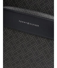 TOMMY HILFIGER TH FLAG MONOGRAM Plecak czarny - Plecaki szkolne i rekreacyjne - 4