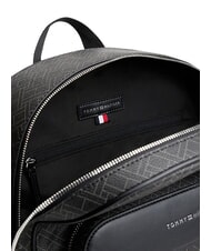 TOMMY HILFIGER TH FLAG MONOGRAM Plecak czarny - Plecaki szkolne i rekreacyjne - 5