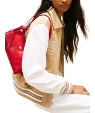 TOMMY HILFIGER TJ CITY CHARM Torba na ramię szafirowo-czerwony - Torby damskie - 2