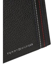 TOMMY HILFIGER TH CENTRAL Portfel z miejscem na karty, ze sk&oacute;ry czarny - Portfele męskie - 4