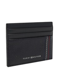 TOMMY HILFIGER TH CENTRAL Etui na karty kredytowe, sk&oacute;rzane kosmiczny niebieski - Portfele męskie - 3