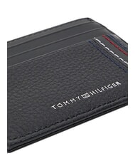 TOMMY HILFIGER TH CENTRAL Etui na karty kredytowe, sk&oacute;rzane kosmiczny niebieski - Portfele męskie - 5