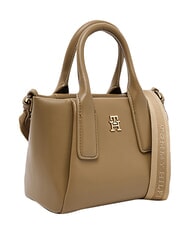 TOMMY HILFIGER TH ESSENTIAL Mała torba na ramię pł&oacute;tno safari - Torby damskie - 4