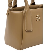 TOMMY HILFIGER TH ESSENTIAL Mała torba na ramię pł&oacute;tno safari - Torby damskie - 6
