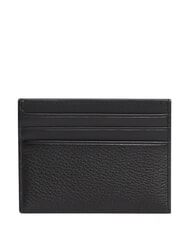 TOMMY HILFIGER TH CENTRAL Etui na karty kredytowe, sk&oacute;rzane czarny - Portfele męskie - 2