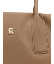 TOMMY HILFIGER TH ESSENTIAL Torba na ramię pł&oacute;tno safari - Torby damskie - 4