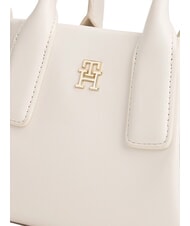TOMMY HILFIGER TH ESSENTIAL Mała torba na ramię muślin - Torby damskie - 4