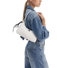 TOMMY HILFIGER TJ CITY CHARM Torba na ramię pikowany ecru - Torby damskie - 2