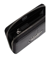 TOMMY HILFIGER TJ BOLD Portfel zapinany na zamek z portmonetką czarny - Portfele damskie - 4