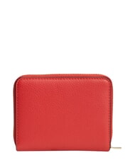 TOMMY HILFIGER TH ICON Średni portfel, zapinany na zamek podstawowy czerwony - Portfele damskie - 4