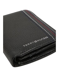 TOMMY HILFIGER TH CENTRAL Portfel i etui na karty, ze sk&oacute;ry czarny - Portfele męskie - 6