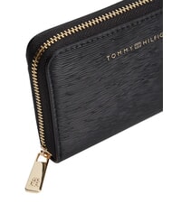 TOMMY HILFIGER TH MODERN Kompaktowy portfel zapinany na zamek czarny - Portfele damskie - 3