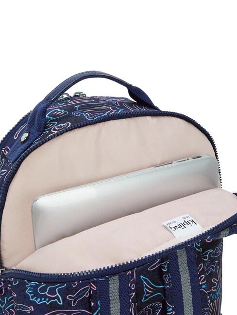 SEOUL LAP Plecak z kieszenią na laptopa 15" ryba dyskotekowa - Plecaki szkolne i rekreacyjne