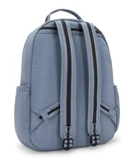 KIPLING SEOUL Plecak na laptopa 15" niebieski kamień - Torby damskie - 2