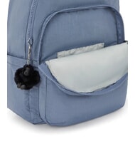 KIPLING SEOUL Plecak na laptopa 15" niebieski kamień - Torby damskie - 3
