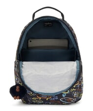 KIPLING SEOUL Plecak  neonowa łyżwa - Plecaki szkolne i rekreacyjne - 3