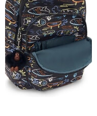 KIPLING SEOUL Plecak  neonowa łyżwa - Plecaki szkolne i rekreacyjne - 4