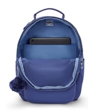 KIPLING SEOUL S Plecak na laptopa 13" błękit oceanu - Torby damskie - 4