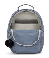 KIPLING SEOUL S Plecak na laptopa 13" niebieski kamień - Torby damskie - 5
