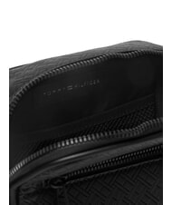 TOMMY HILFIGER TH EMBOSSED FLAG Mała torebka czarny - Torby na ramię męskie - 6