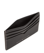 TOMMY HILFIGER TH SAFFIANO Etui na karty kredytowe, sk&oacute;rzane czarny - Portfele męskie - 3