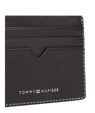 TOMMY HILFIGER TH SAFFIANO Etui na karty kredytowe, sk&oacute;rzane czarny - Portfele męskie - 4