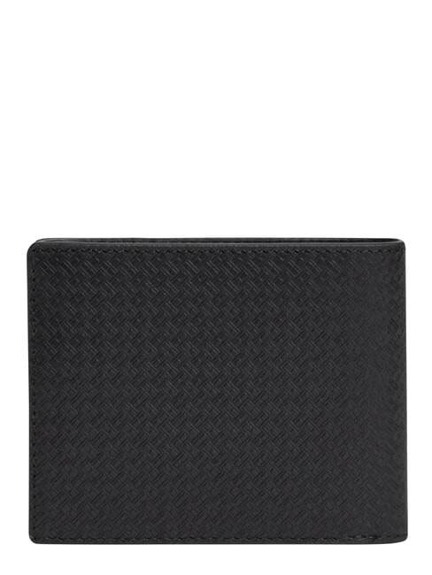 TH EMBOSSED Portfel z miejscem na karty, ze sk&oacute;ry czarny - Portfele męskie