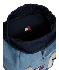 TOMMY HILFIGER TJ DENIM PATCHWORK Plecak wielokieszeniowy, dżinsowy łatka dżinsowa - Plecaki szkolne i rekreacyjne - 4