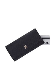 TOMMY HILFIGER TH ICON Duży portfel z klapką czarny - Portfele damskie - 3