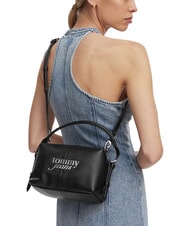 TOMMY HILFIGER TJ BOLD Mała torebka z paskiem na ramię czarny - Torby damskie - 2