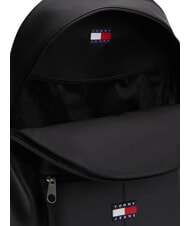 TOMMY HILFIGER TJ ESS DAILY PU Plecak z kieszenią przednią czarny - Plecaki szkolne i rekreacyjne - 4