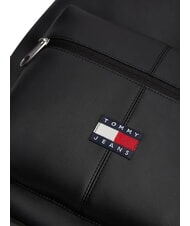 TOMMY HILFIGER TJ ESS DAILY PU Plecak z kieszenią przednią czarny - Plecaki szkolne i rekreacyjne - 5