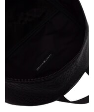 TOMMY HILFIGER TH EMBOSSED FLAG Plecak z kieszenią przednią czarny - Plecaki szkolne i rekreacyjne - 4