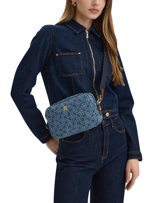 POPETTE Mała torba na ramię niebieski denim - Torby damskie