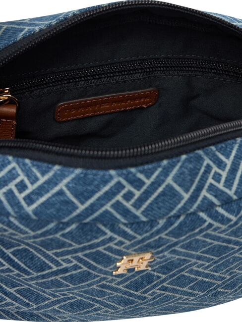 POPETTE Mała torba na ramię niebieski denim - Torby damskie