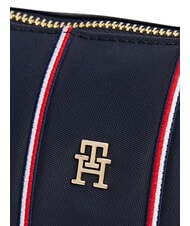 TOMMY HILFIGER TH ICON Kosmetyczka, sk&oacute;ra mieszana kosmiczna niebieska korporacja - Kosmetyczka - 5