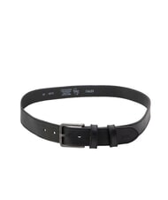 GAUD&Igrave; BELT Pasek sk&oacute;rzany CZARNY - Paski - 2
