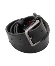 GAUD&Igrave; BELT Pasek sk&oacute;rzany CZARNY - Paski - 3