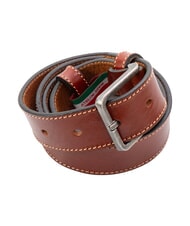 GAUD&Igrave; BELT Pasek sk&oacute;rzany Tytoń - Paski - 3