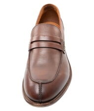 GAUD&Igrave; CARSON Mokasyny sk&oacute;rzane antyczny koniak - Buty męskie - 5