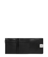CALVIN KLEIN HARDWARE EMBLEM PEBB Portfel zapinany na zamek, ze sk&oacute;ry na czarno - Portfele damskie - 5