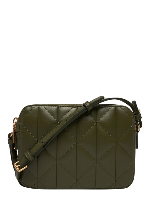 QUILTED EMBLEM Mała torba na ramię cyprys - Torby damskie