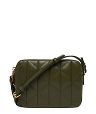 CALVIN KLEIN QUILTED EMBLEM Mała torba na ramię cyprys - Torby damskie - 3