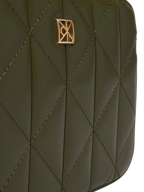 QUILTED EMBLEM Mała torba na ramię cyprys - Torby damskie
