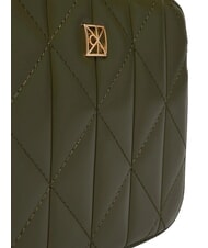 CALVIN KLEIN QUILTED EMBLEM Mała torba na ramię cyprys - Torby damskie - 4