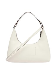 CALVIN KLEIN EMBOSSED LOGO Torba na ramię z paskiem na ramię smagliczka biała - Torby damskie - 3